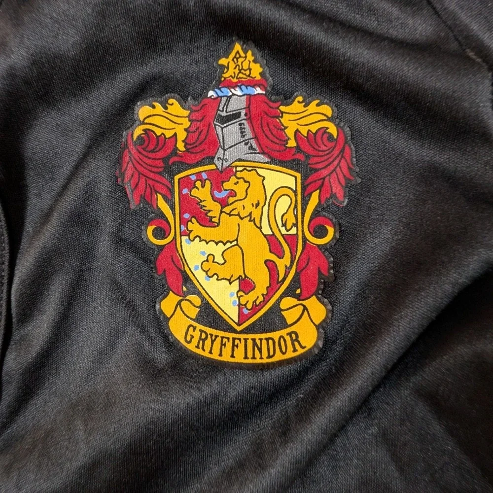 Harry Potter Gryffindor Robe Costume Kids OS Black Hooded Cosplay Accessory
